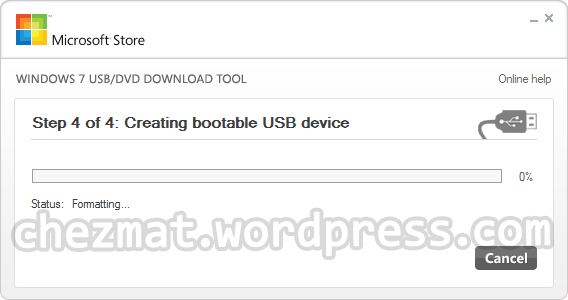 installer Windows à partir d'une clé USB